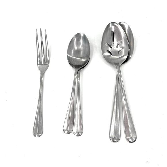 Stainless Japan vintage serving flatware set. 5 pieces - Picture 1 of 4